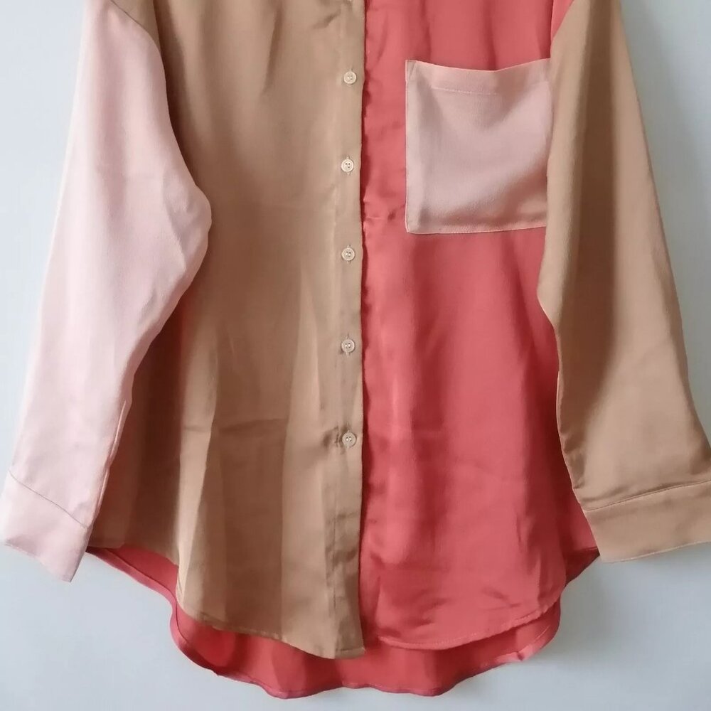 Nwt Evolutionary Multicolor Colorblock Drop Shoul… - image 3